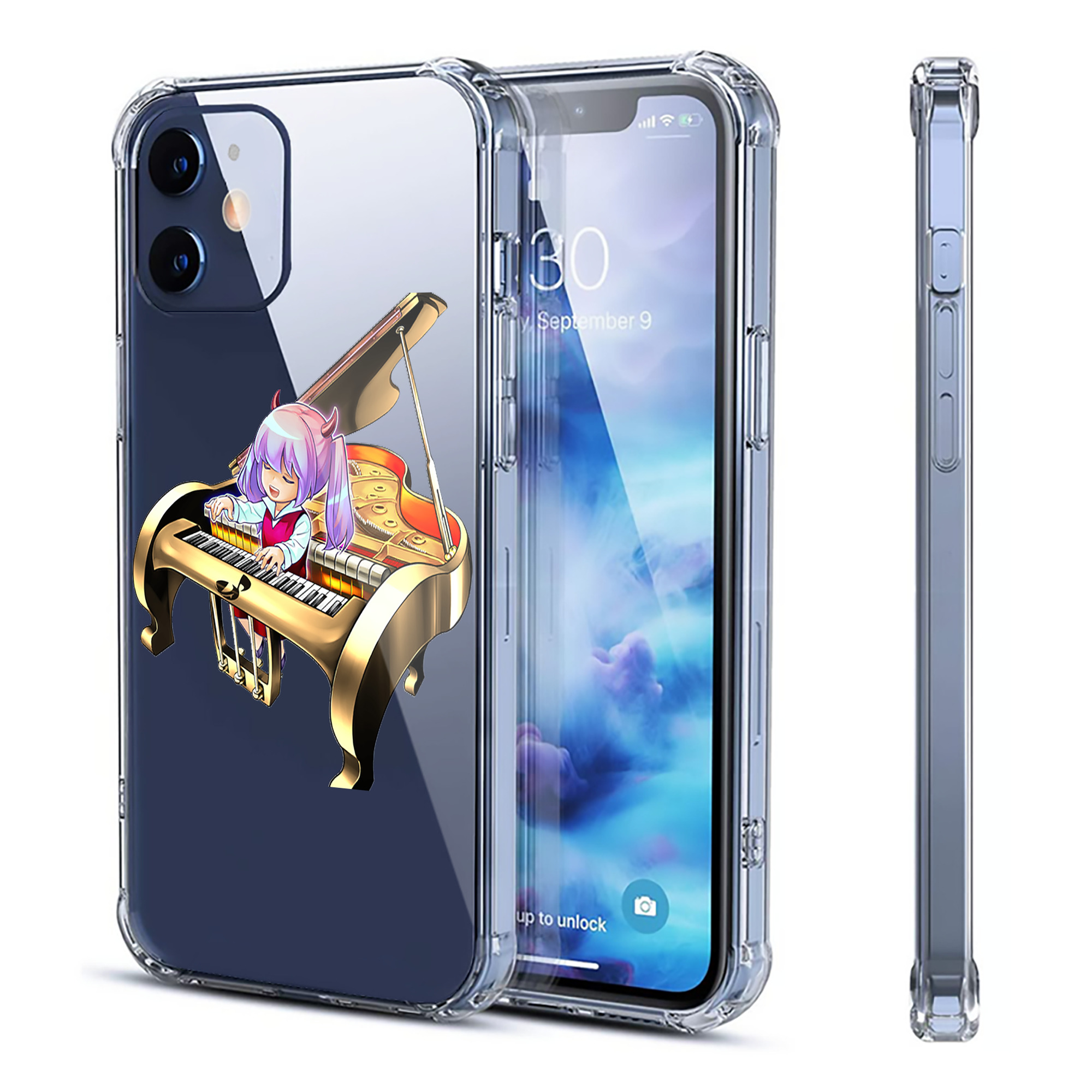（画像用） 遊☆戯☆王 Yu-Gi-Oh! 【iPhone 12シリーズ対応】透明スマホケース（クリアソフトケース）